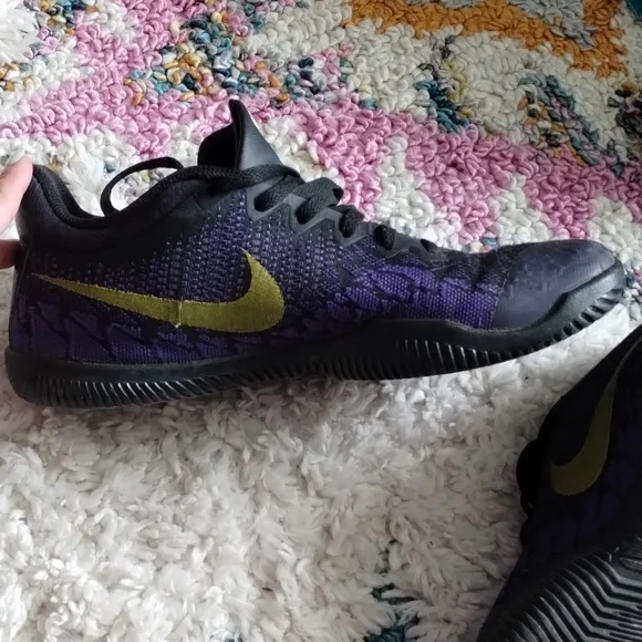 Nike Kobe mamba rage black purple basketball shoes